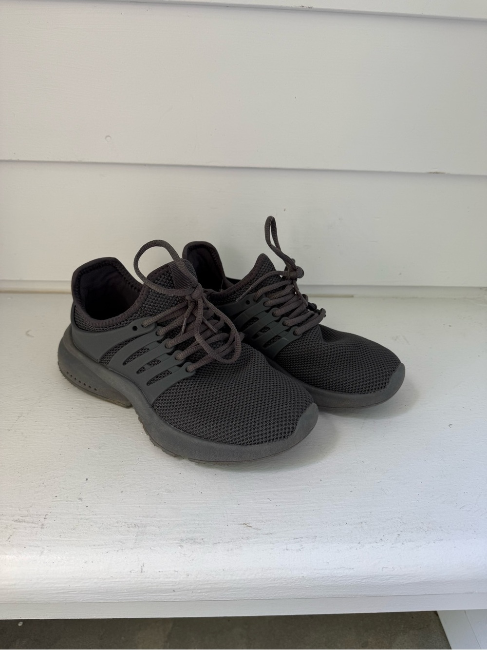 Charcoal Gray Lightweight Athletic Sneakers